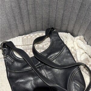 Coach Black Leather Crossbody Bag